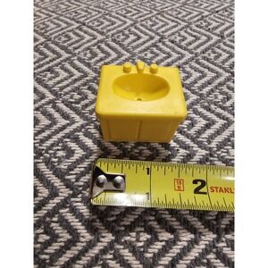 Vintsge Fisher Price Little People Replacement Part-Yellow Sink